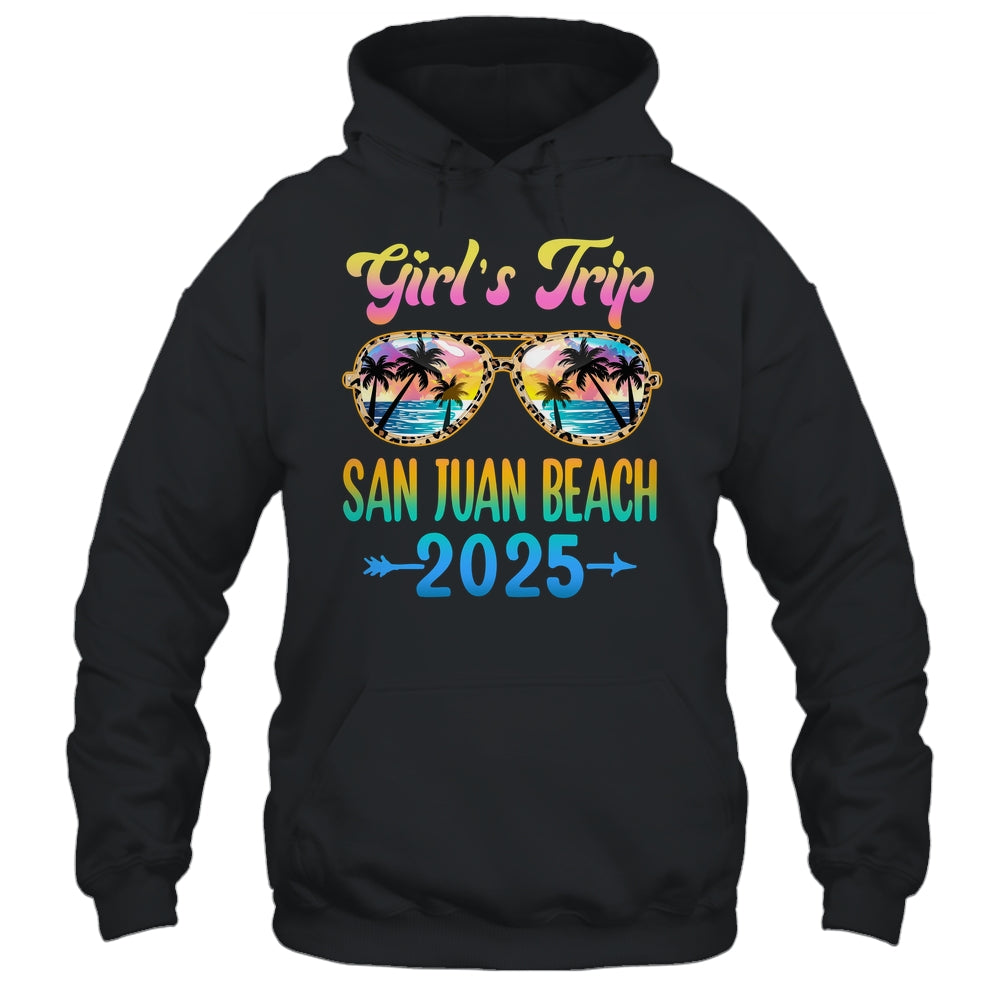 Girl's Trip San Juan Beach 2025 Summer Vacation Sunglasses Shirt & Tank Top | siriusteestore