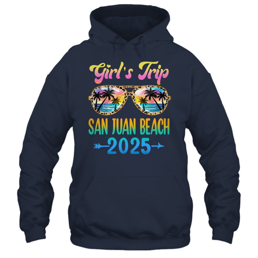 Girl's Trip San Juan Beach 2025 Summer Vacation Sunglasses Shirt & Tank Top | siriusteestore