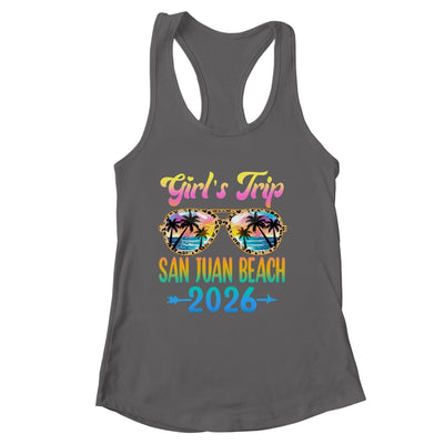 Girl's Trip San Juan Beach 2026 Summer Vacation Sunglasses Shirt & Tank Top | siriusteestore