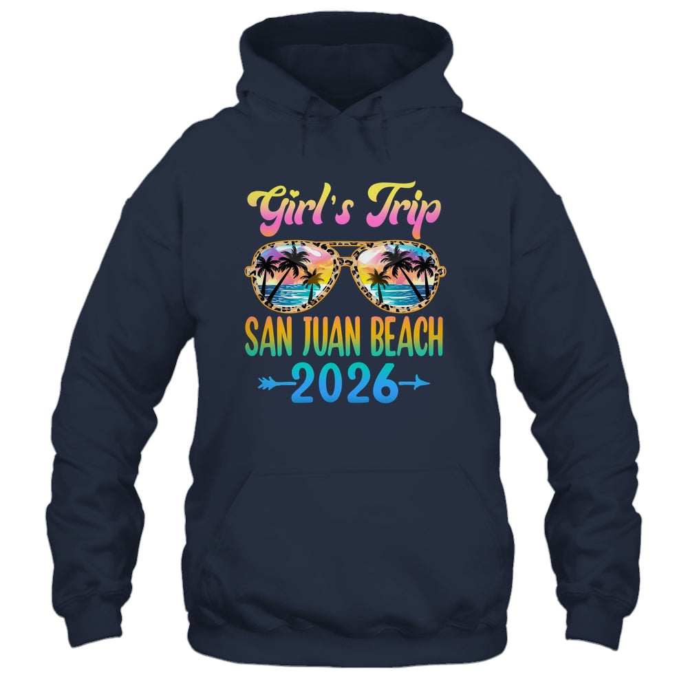 Girl's Trip San Juan Beach 2026 Summer Vacation Sunglasses Shirt & Tank Top | siriusteestore