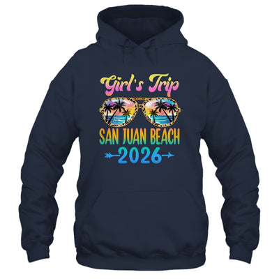 Girl's Trip San Juan Beach 2026 Summer Vacation Sunglasses Shirt & Tank Top | siriusteestore