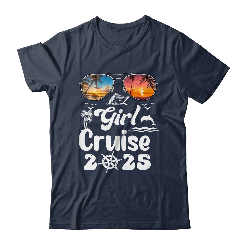 Girls Cruise 2025 Girls Cruise Trip Vacation Matching Group Shirt & Tank Top | siriusteestore
