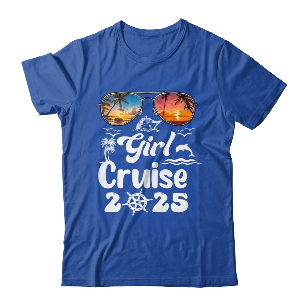 Girls Cruise 2025 Girls Cruise Trip Vacation Matching Group Shirt & Tank Top | siriusteestore