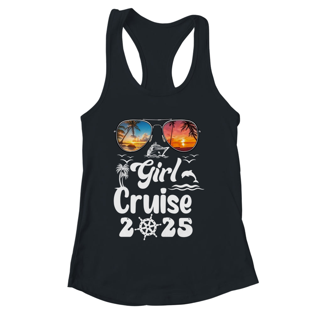Girls Cruise 2025 Girls Cruise Trip Vacation Matching Group Shirt & Tank Top | siriusteestore