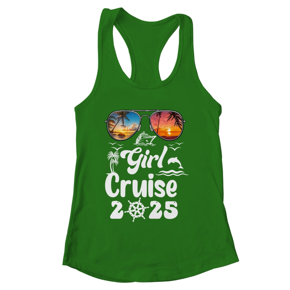 Girls Cruise 2025 Girls Cruise Trip Vacation Matching Group Shirt & Tank Top | siriusteestore