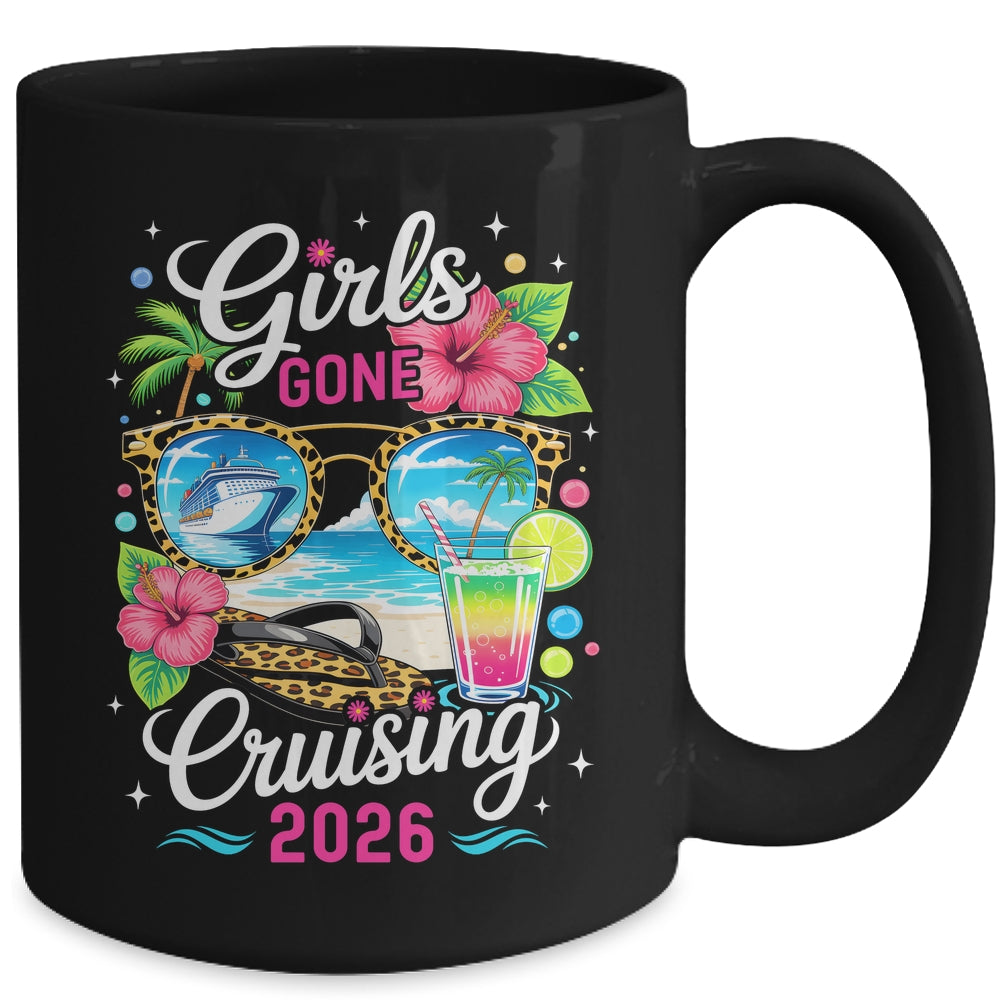 Girls Gone Cruising 2026 Tropical Vacation Party Trip Mug | siriusteestore