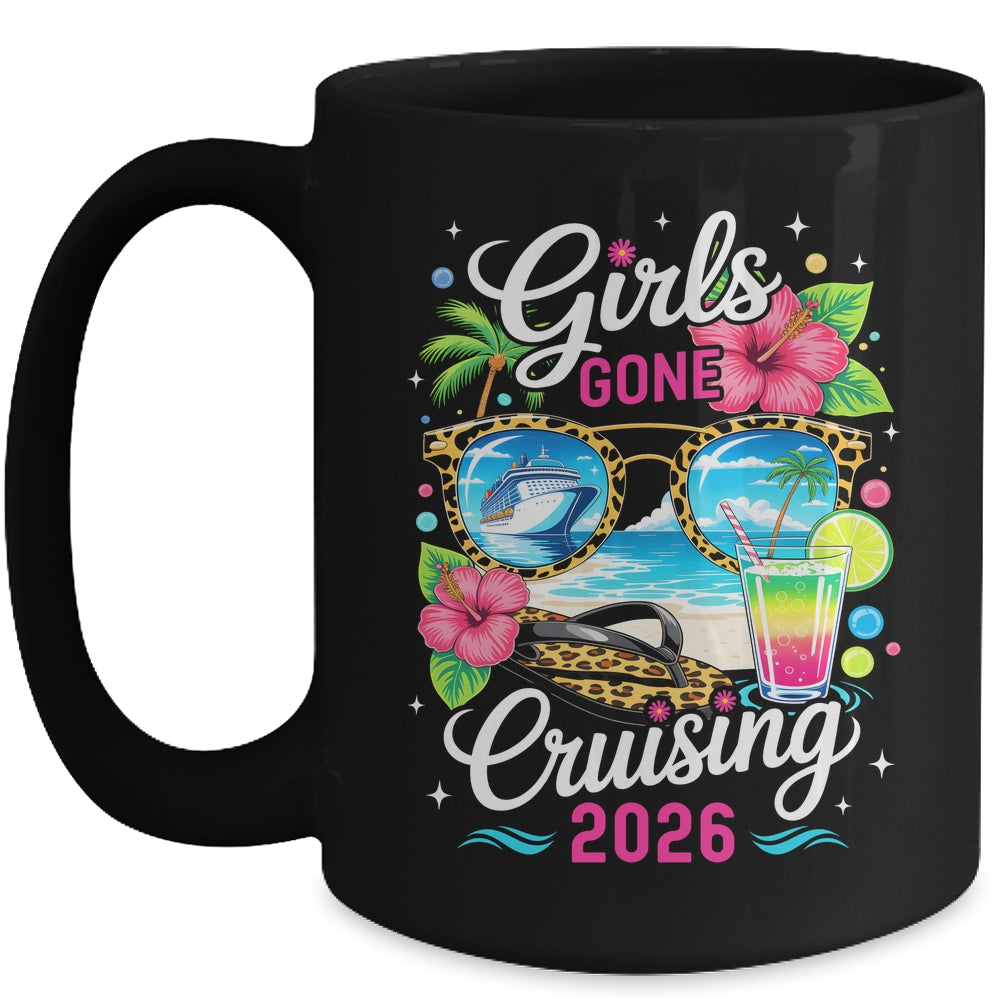 Girls Gone Cruising 2026 Tropical Vacation Party Trip Mug | siriusteestore
