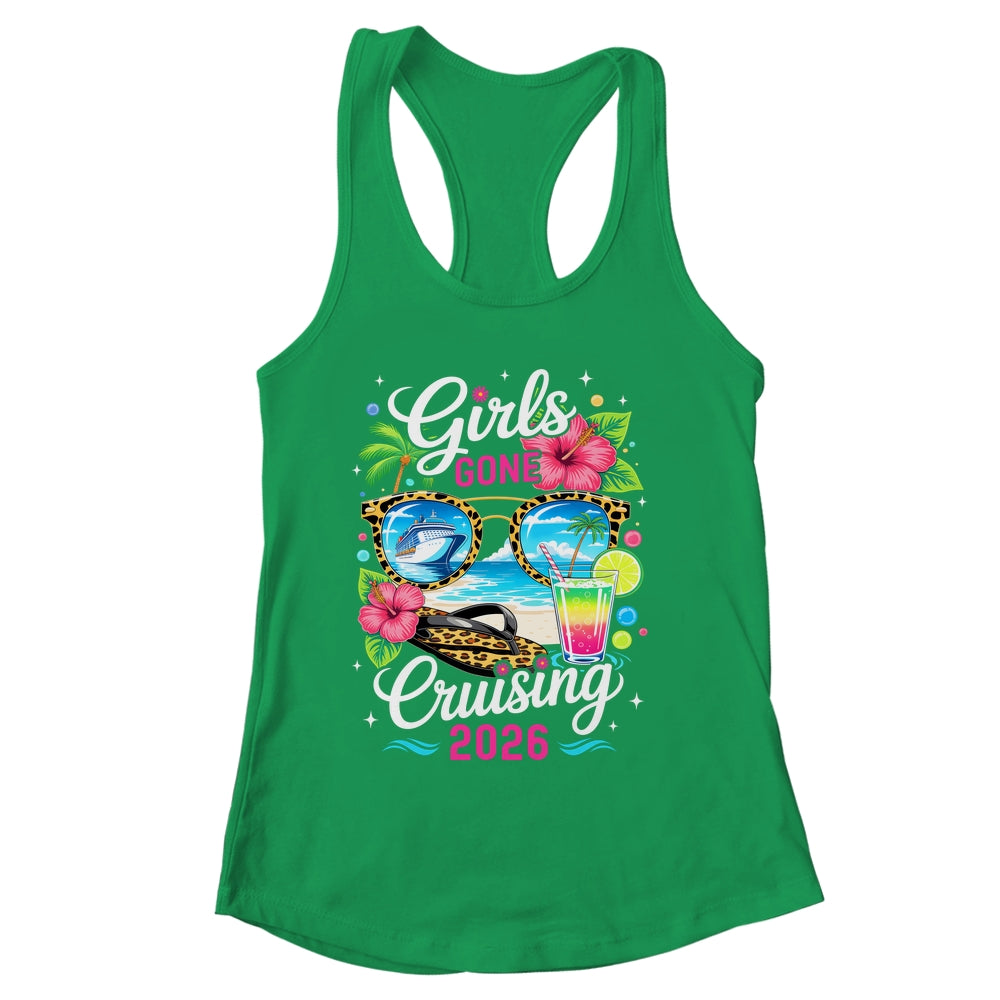 Girls Gone Cruising 2026 Tropical Vacation Party Trip Shirt & Tank Top | siriusteestore