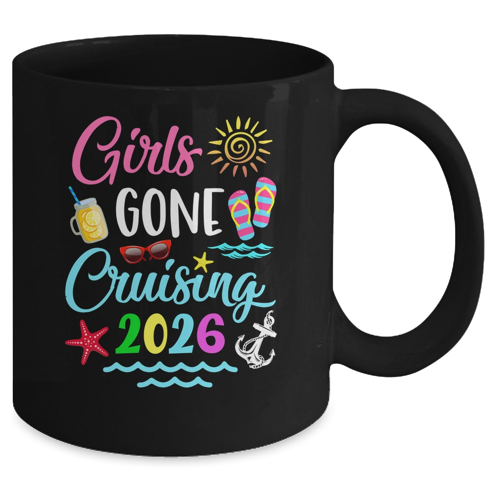 Girls Gone Cruising Vacation 2026 Party Cruise Mug | siriusteestore