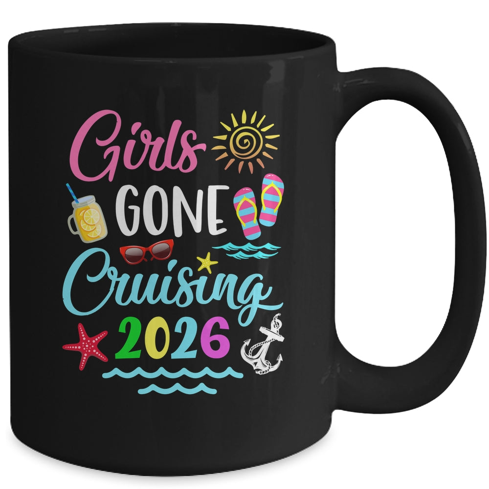 Girls Gone Cruising Vacation 2026 Party Cruise Mug | siriusteestore