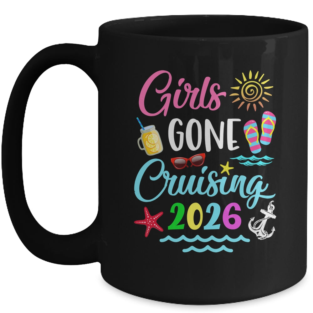 Girls Gone Cruising Vacation 2026 Party Cruise Mug | siriusteestore
