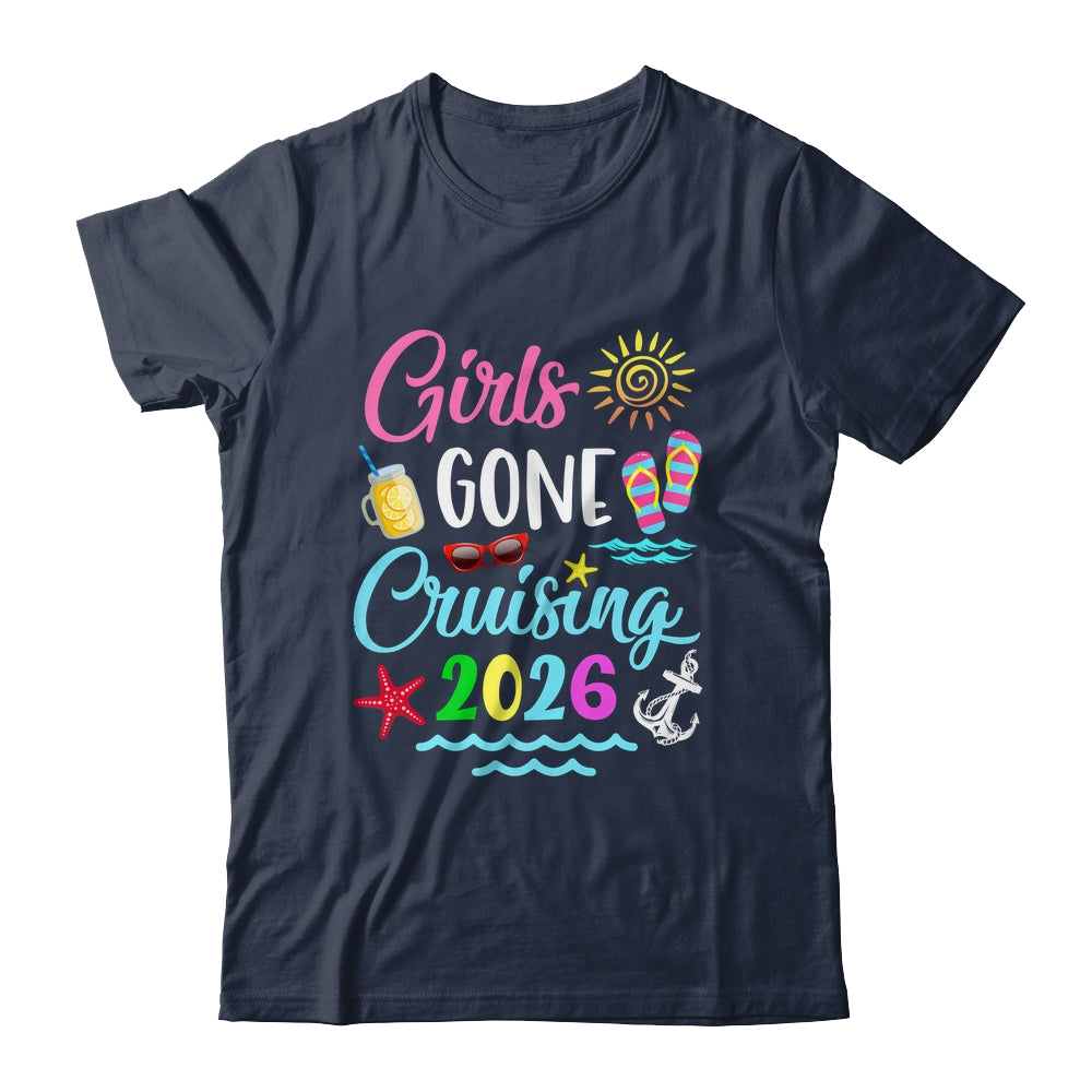 Girls Gone Cruising Vacation 2026 Party Cruise Shirt & Tank Top | siriusteestore