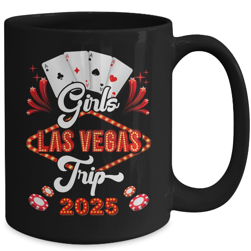 Girls Las Vegas Trip 2025 Family Squad Vacation Matching Mug | siriusteestore
