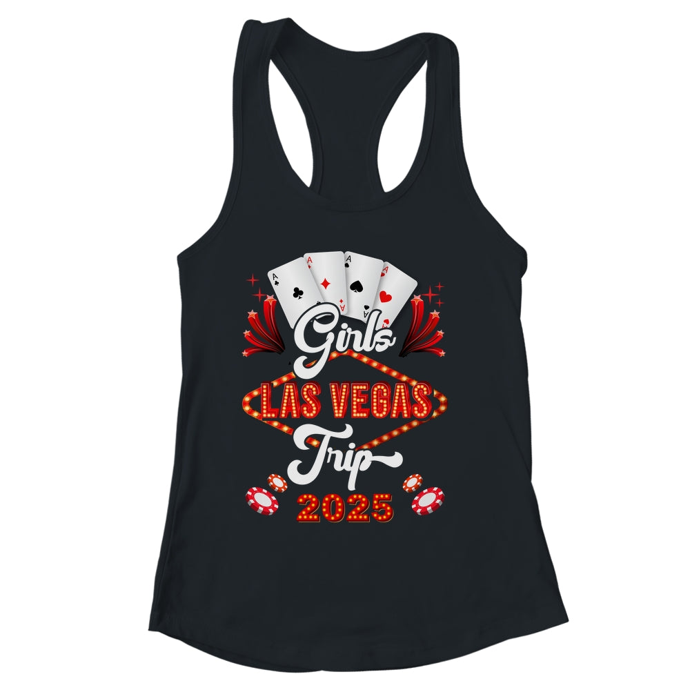 Girls Las Vegas Trip 2025 Family Squad Vacation Matching Shirt & Tank Top | siriusteestore