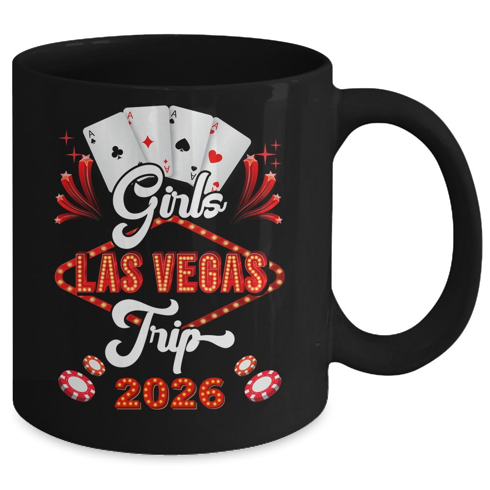 Girls Las Vegas Trip 2026 Family Squad Vacation Matching Mug | siriusteestore