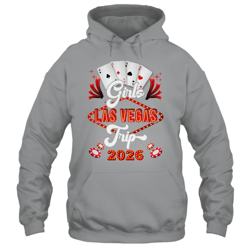Girls Las Vegas Trip 2026 Family Squad Vacation Matching Shirt & Tank Top | siriusteestore