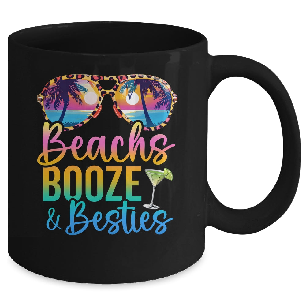 Girls Trip 2024 Funny Matching Shirt Beaches Booze Besties Mug | siriusteestore