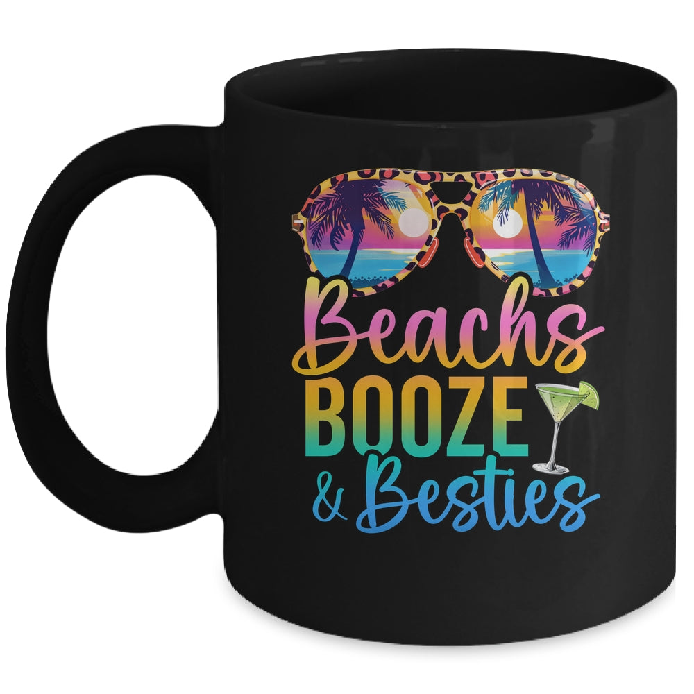 Girls Trip 2024 Funny Matching Shirt Beaches Booze Besties Mug | siriusteestore