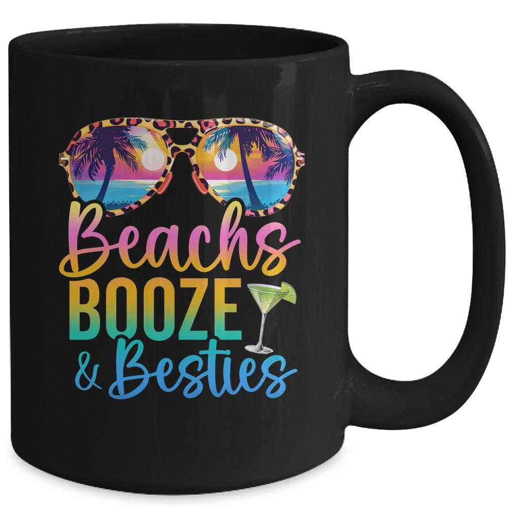 Girls Trip 2024 Funny Matching Shirt Beaches Booze Besties Mug | siriusteestore