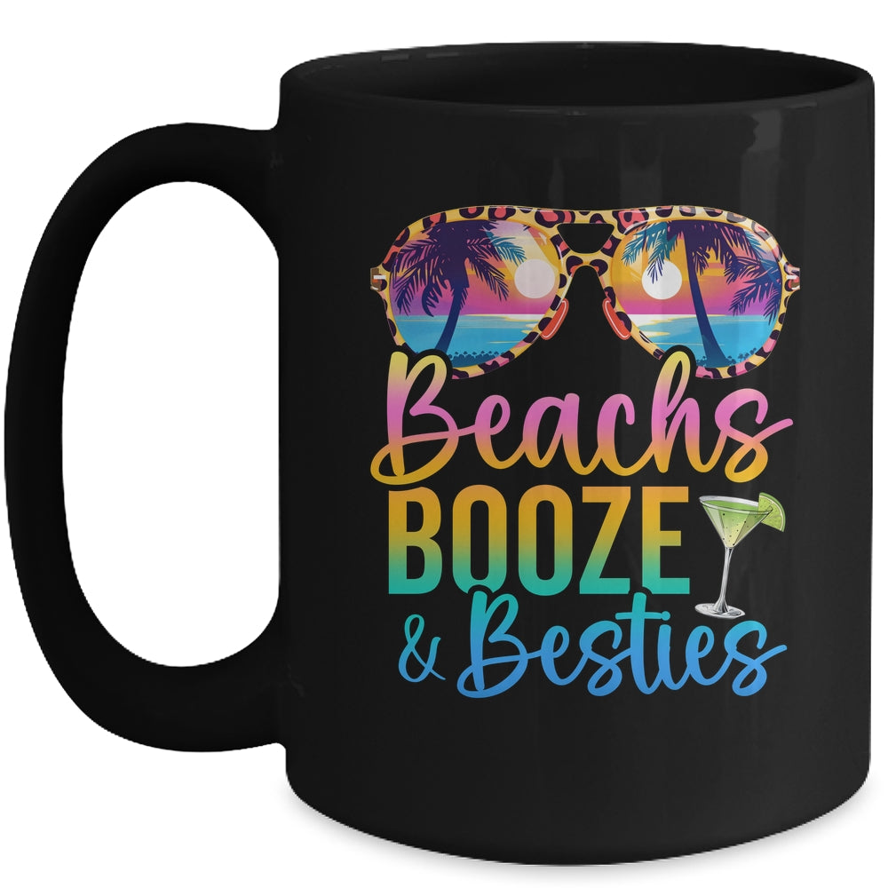 Girls Trip 2024 Funny Matching Shirt Beaches Booze Besties Mug | siriusteestore