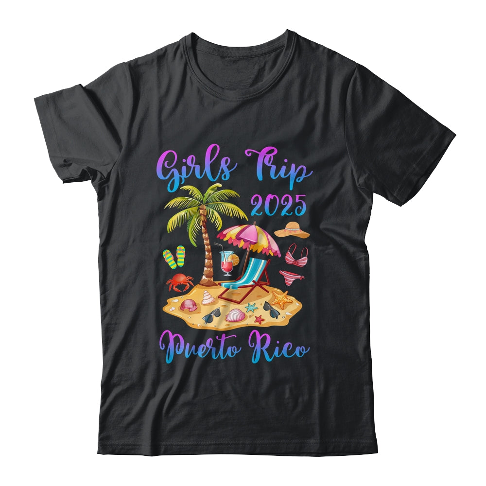 Girls Trip 2025 Beach Vacation Puerto Rico Matching Group Shirt & Tank Top | siriusteestore