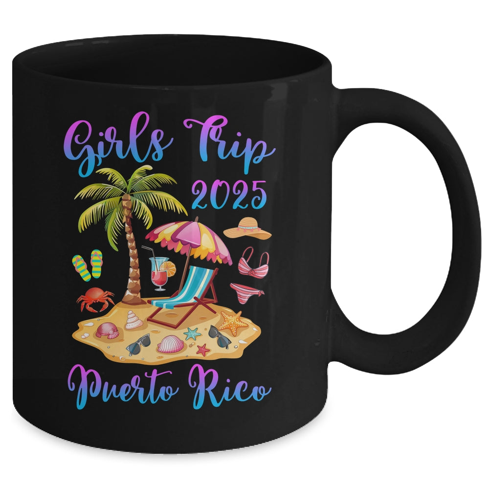 Girls Trip 2025 Beach Vacation Puerto Rico Matching Group Mug | siriusteestore