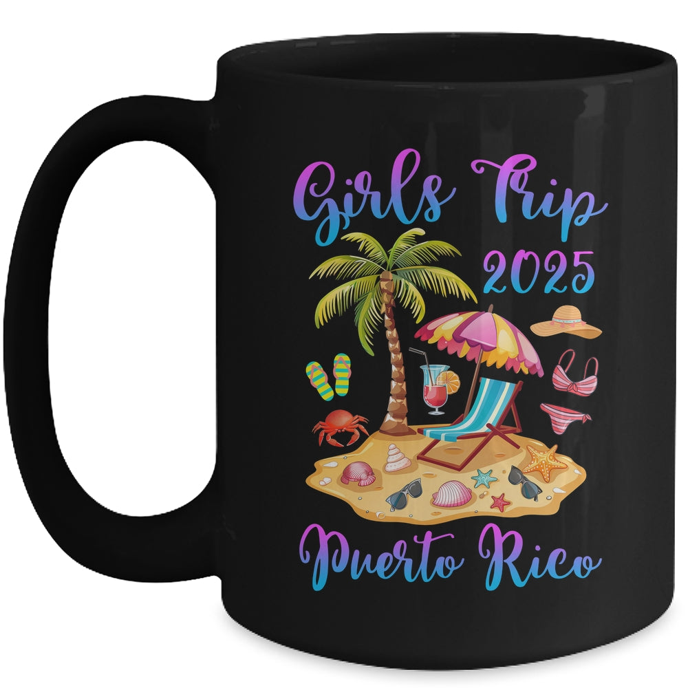Girls Trip 2025 Beach Vacation Puerto Rico Matching Group Mug | siriusteestore
