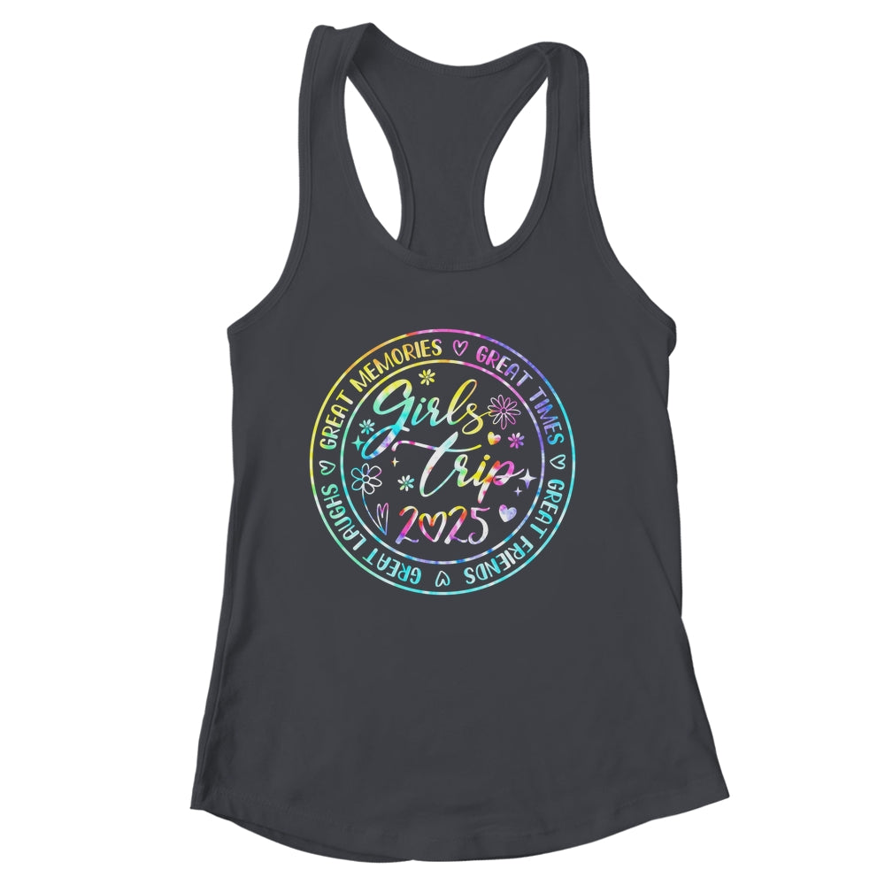 Girls Trip 2025 Womens Weekend Vacation Matching Besties Shirt & Tank Top | siriusteestore