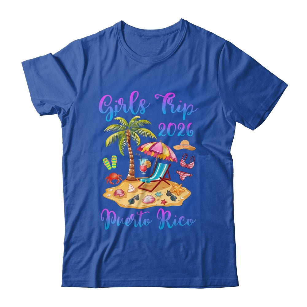 Girls Trip 2026 Beach Vacation Puerto Rico Matching Group Shirt & Tank Top | siriusteestore