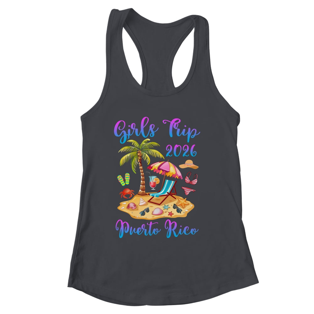 Girls Trip 2026 Beach Vacation Puerto Rico Matching Group Shirt & Tank Top | siriusteestore