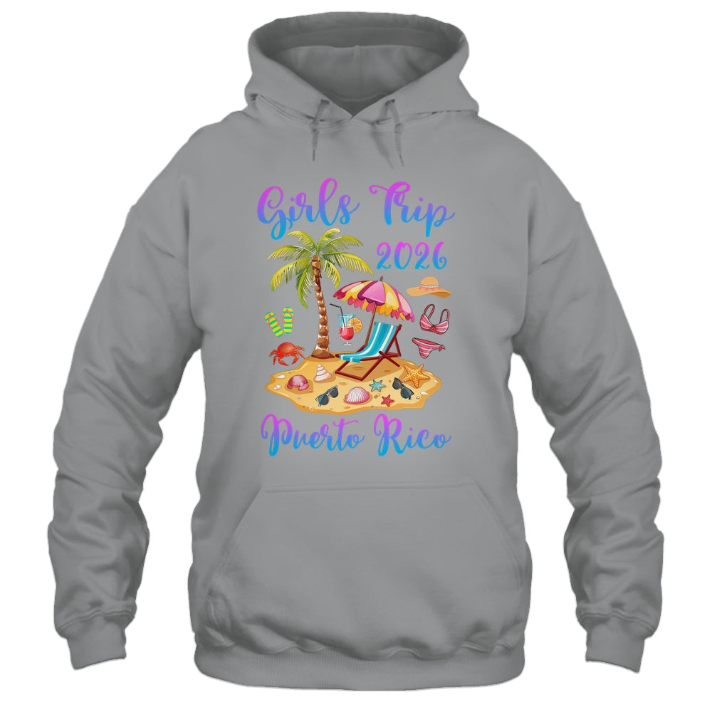 Girls Trip 2026 Beach Vacation Puerto Rico Matching Group Shirt & Tank Top | siriusteestore