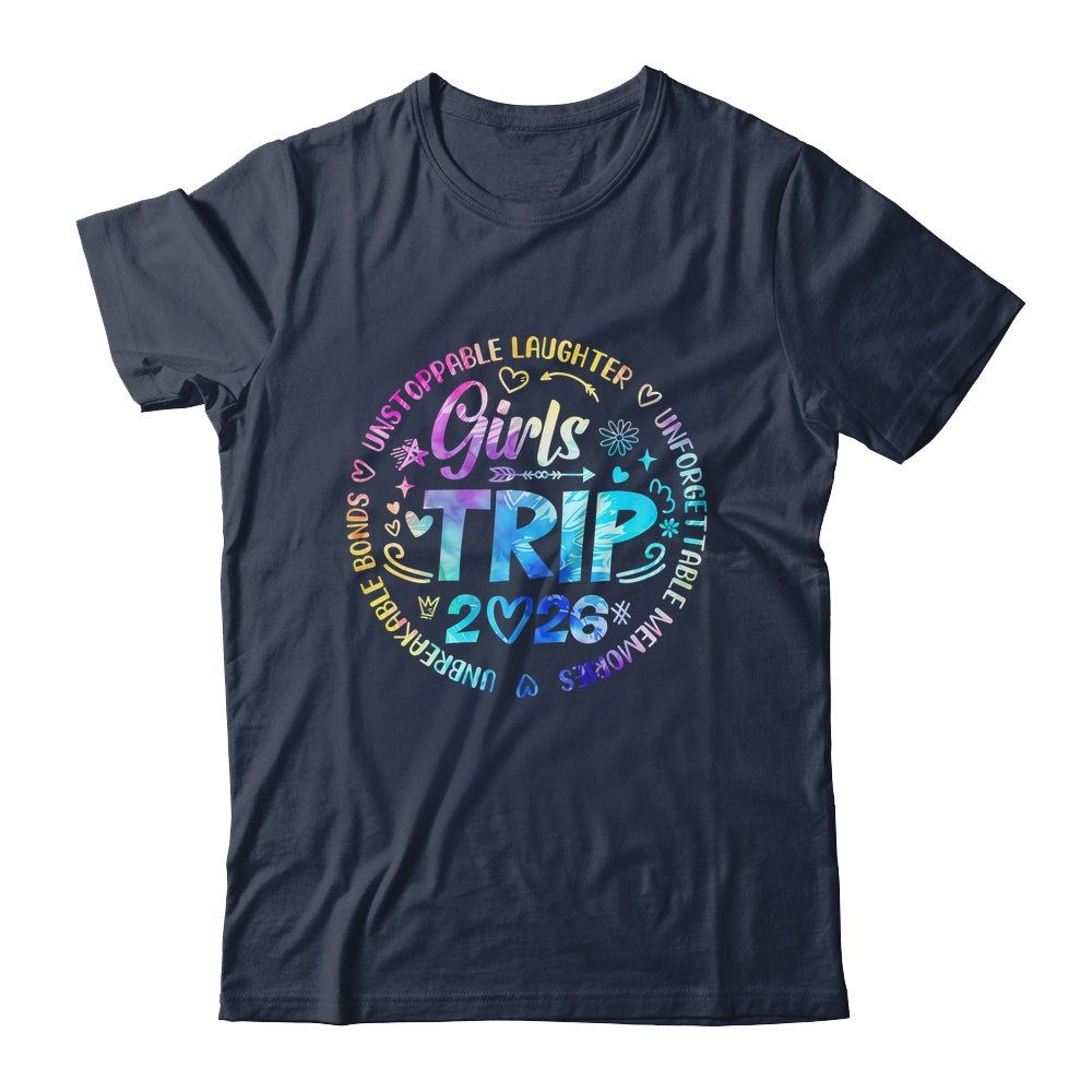 Girls Trip 2026 Friends Weekend Sisters Vacation Matching Shirt & Tank Top | siriusteestore