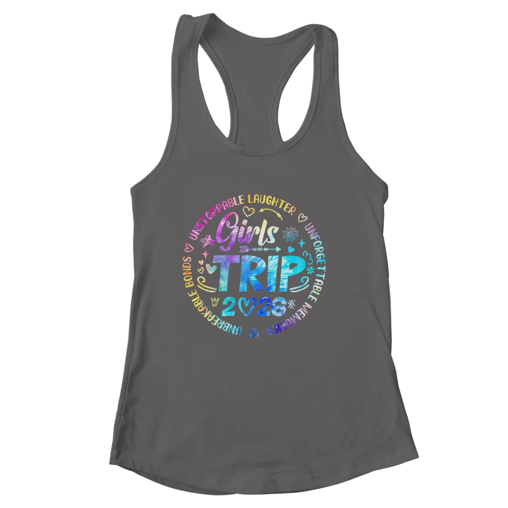 Girls Trip 2026 Friends Weekend Sisters Vacation Matching Shirt & Tank Top | siriusteestore