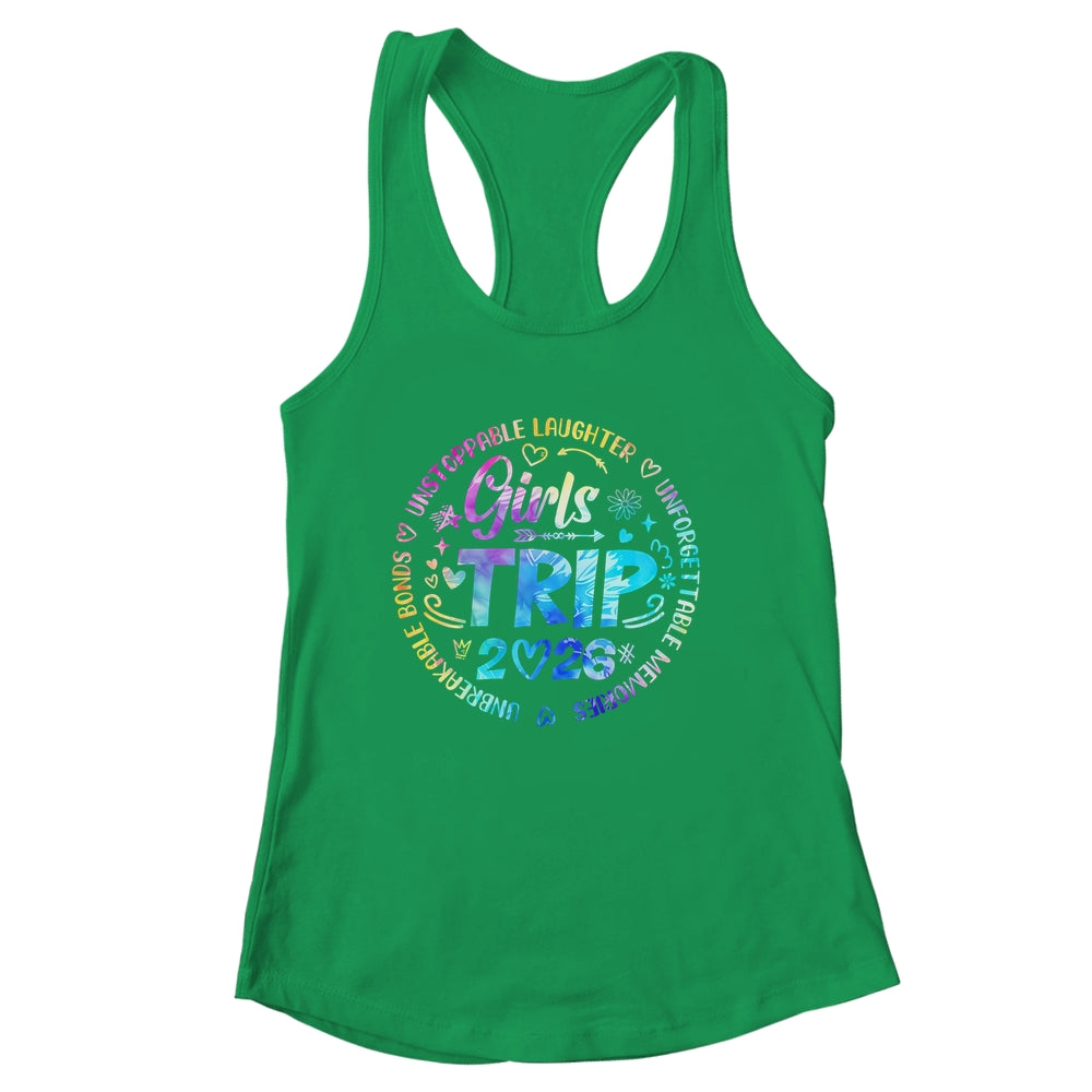 Girls Trip 2026 Friends Weekend Sisters Vacation Matching Shirt & Tank Top | siriusteestore