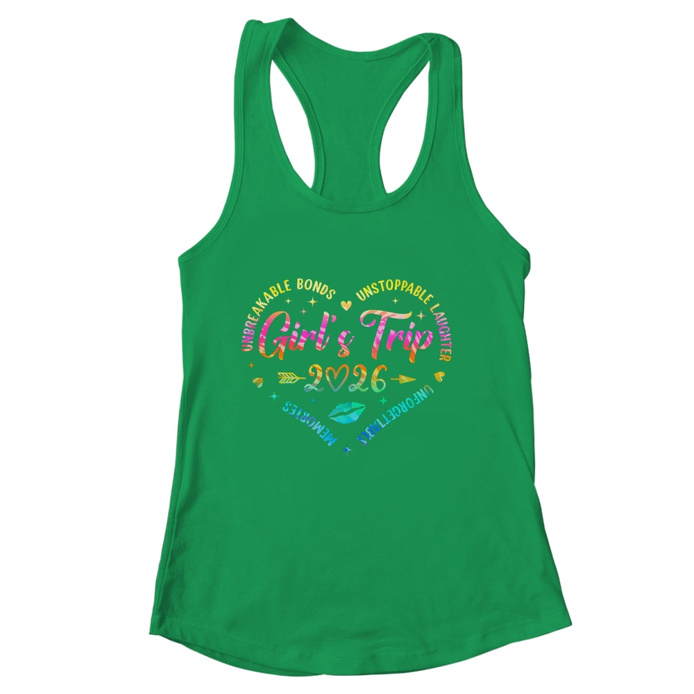 Girls Trip 2026 Womens Weekend Memories Vacation Matching Besties Shirt & Tank Top | siriusteestore