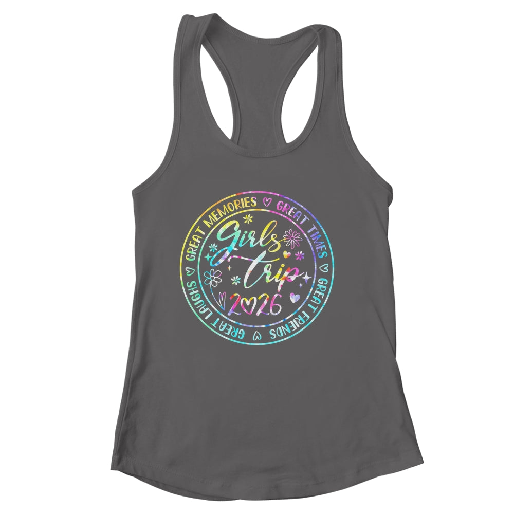 Girls Trip 2026 Womens Weekend Vacation Matching Besties Shirt & Tank Top | siriusteestore