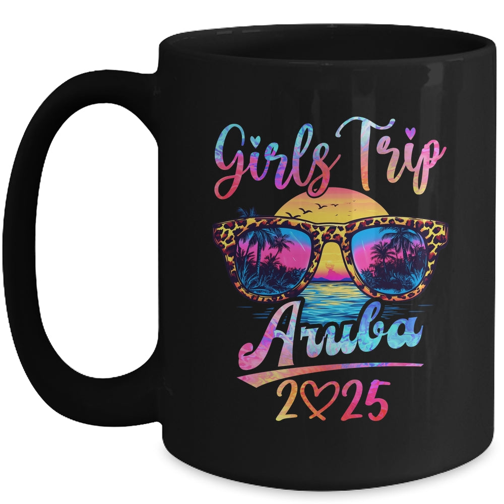 Girls Trip Aruba 2025 Matching Summer Vacation Women Mug | siriusteestore