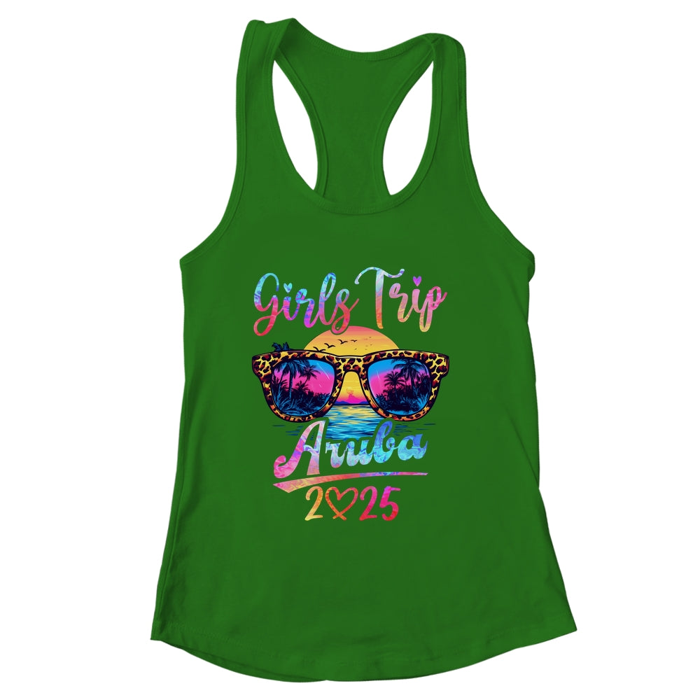 Girls Trip Aruba 2025 Matching Summer Vacation Women Shirt & Tank Top | siriusteestore