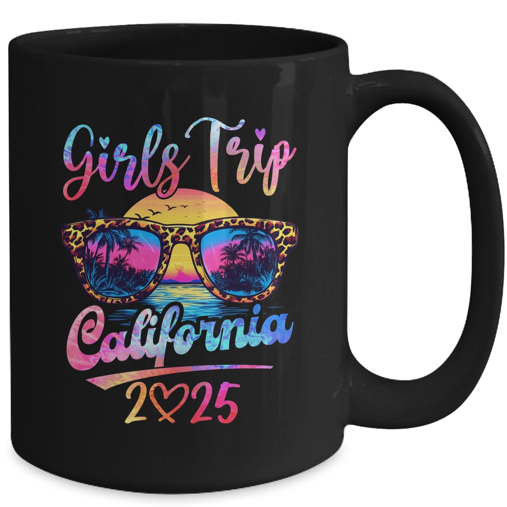 Girls Trip California 2025 Matching Summer Vacation Women Mug | siriusteestore