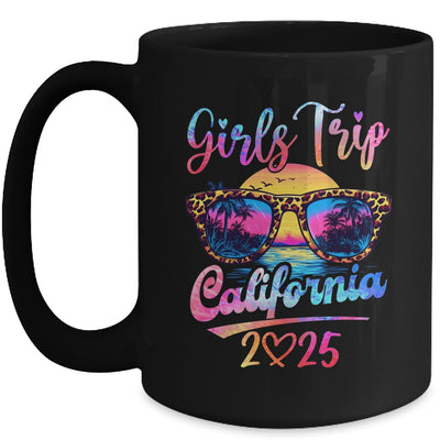 Girls Trip California 2025 Matching Summer Vacation Women Mug | siriusteestore