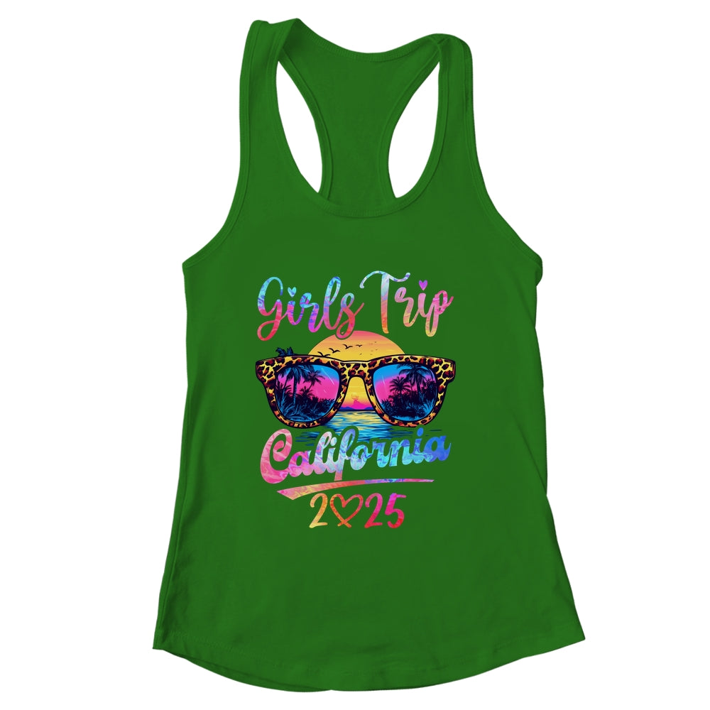 Girls Trip California 2025 Matching Summer Vacation Women Shirt & Tank Top | siriusteestore