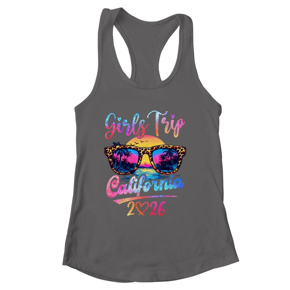 Girls Trip California 2026 Matching Summer Vacation Women Shirt & Tank Top | siriusteestore