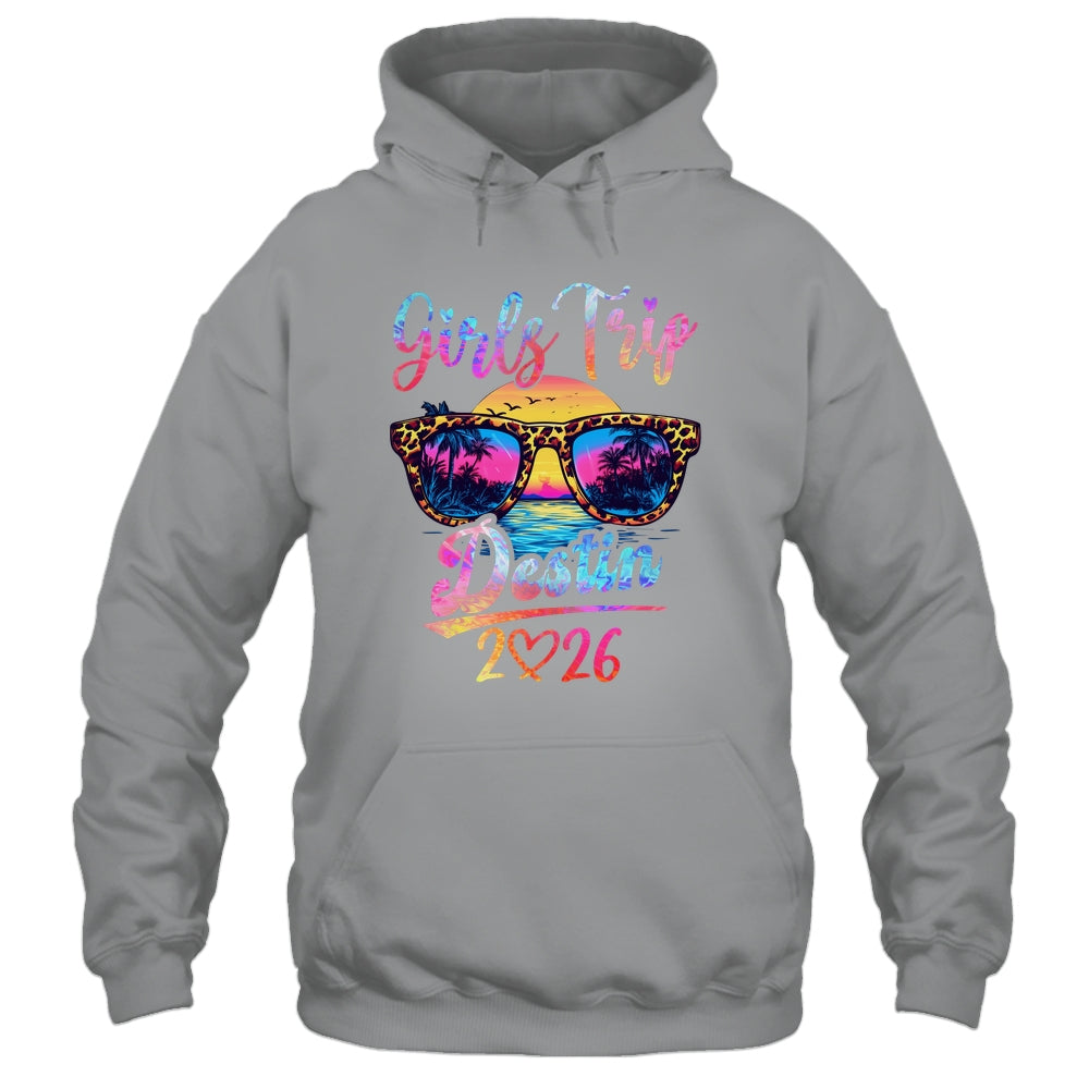 Girls Trip Destin 2026 Matching Summer Vacation Women Shirt & Tank Top | siriusteestore