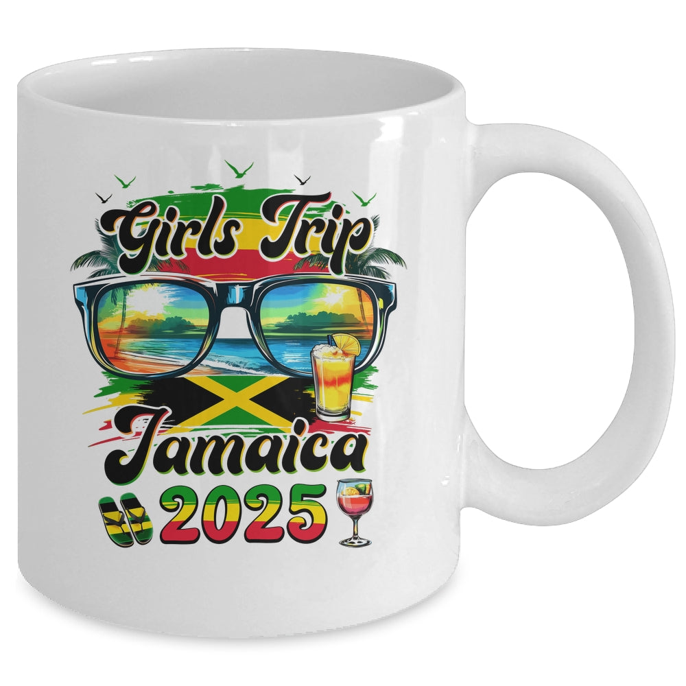 Girls Trip Jamaica 2025 Summer Vacation Matching Group Mug | siriusteestore