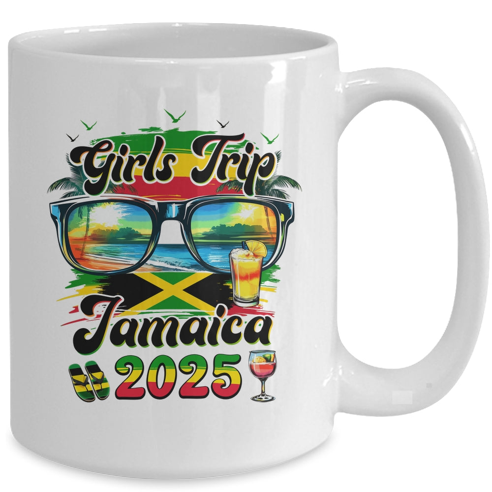 Girls Trip Jamaica 2025 Summer Vacation Matching Group Mug | siriusteestore