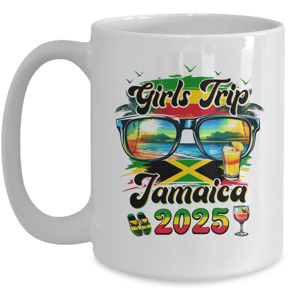 Girls Trip Jamaica 2025 Summer Vacation Matching Group Mug | siriusteestore