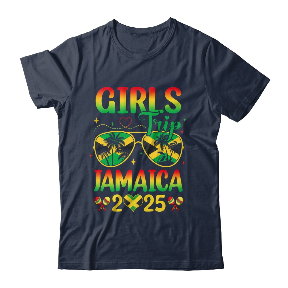Girls Trip Jamaica 2025 Summer Vintage Beach Sisters Trip Shirt & Tank Top | siriusteestore