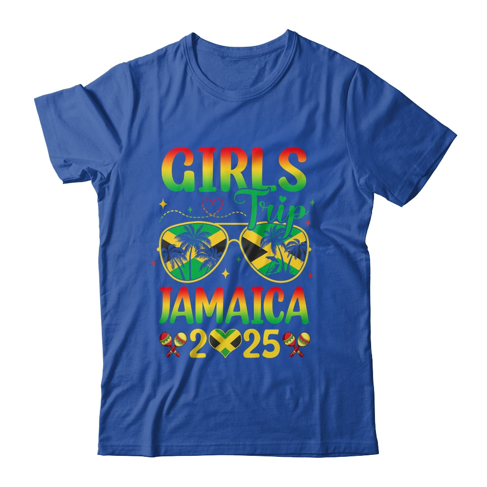 Girls Trip Jamaica 2025 Summer Vintage Beach Sisters Trip Shirt & Tank Top | siriusteestore