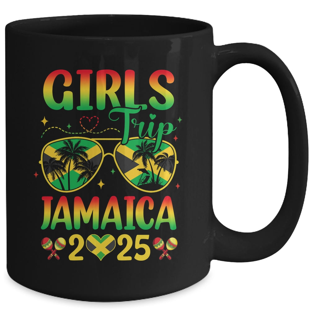 Girls Trip Jamaica 2025 Summer Vintage Beach Sisters Trip Mug | siriusteestore