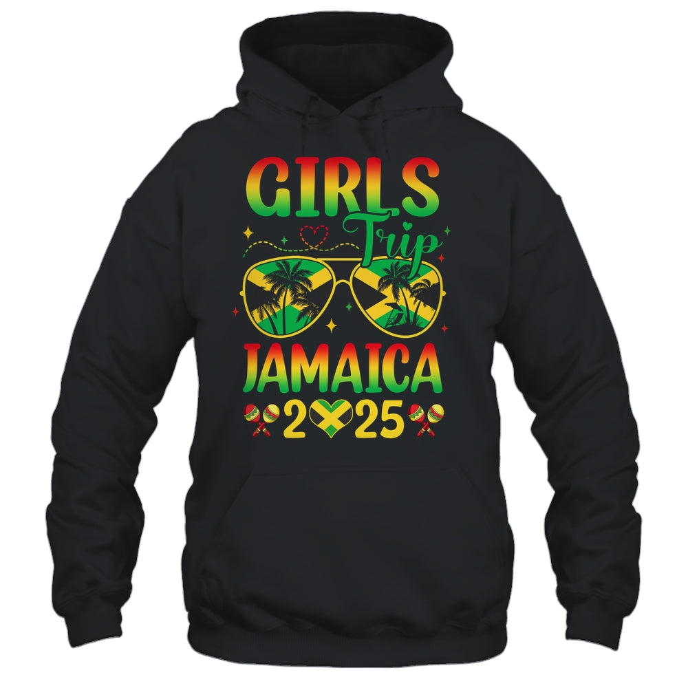 Girls Trip Jamaica 2025 Summer Vintage Beach Sisters Trip Shirt & Tank Top | siriusteestore